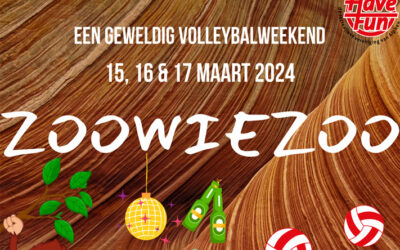 Volleybalweekend ZOOWIEZOO – 15,16 en 17 maart 2024